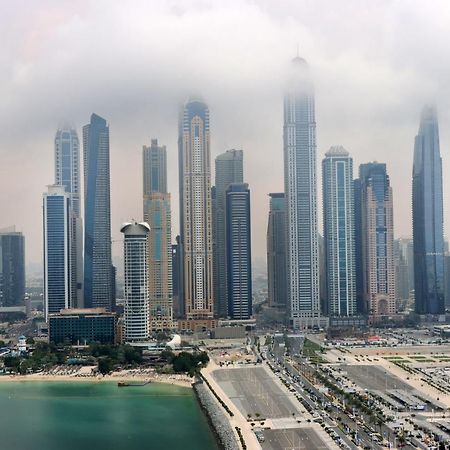 Livbnb Suites - 3 Bedroom With Private Beach Marina Skyline View Dubaj Kültér fotó